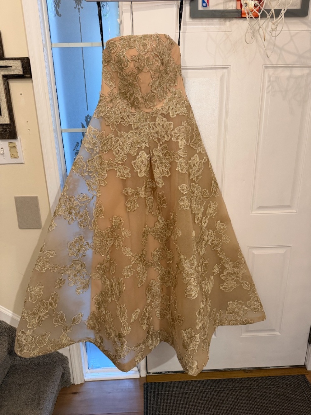 Couture evening gown
